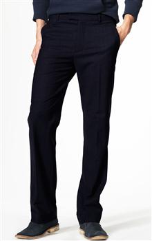 ベーシックレッグパンツ, ネイビー, large