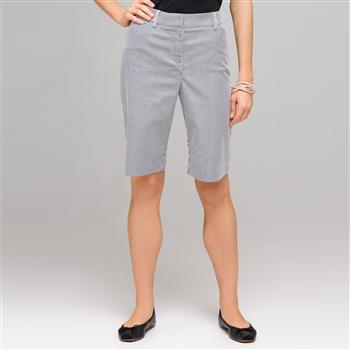 定番バミューダショートパンツ, スイスネイビー & ホワイト, large