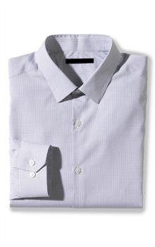 今風のストライプドレスシャツ, , large