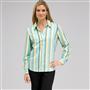 Long Sleeve Striped Button Down, Multi, small