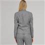 One Button Flat Front Jacket, Ink & White, small